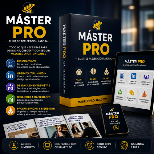 Máster Pro: El Kit de Aceleración Laboral